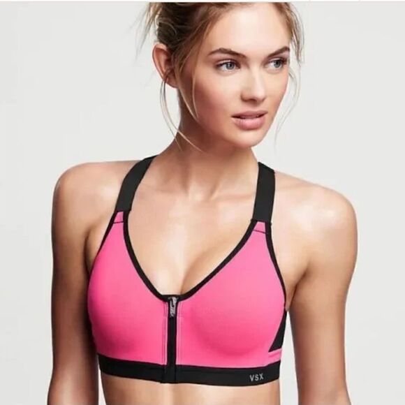Victoria's Secret Other - Victoria's Secret VSX Sport Front Zip Sports Bra